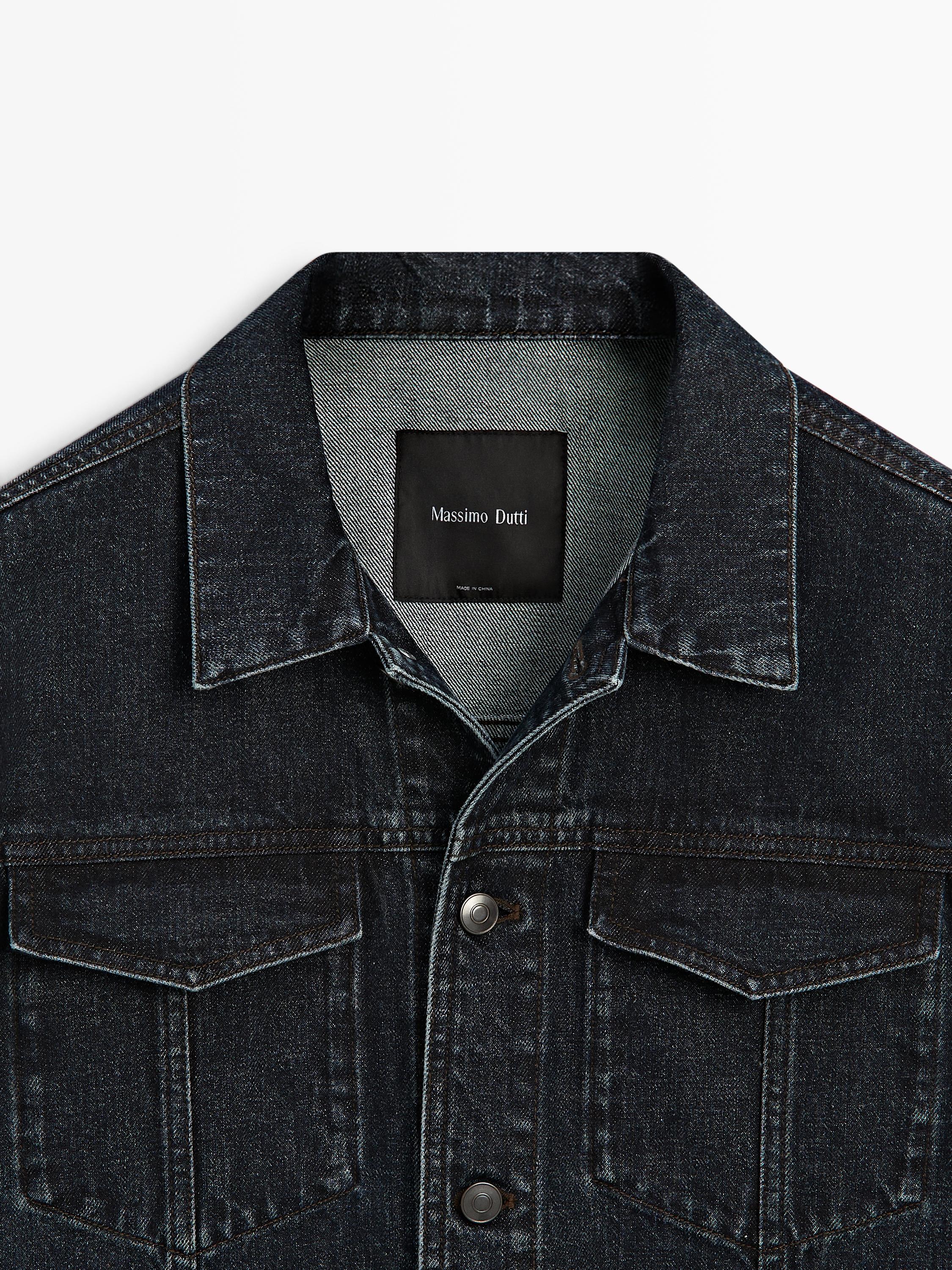 Denim trucker jacket